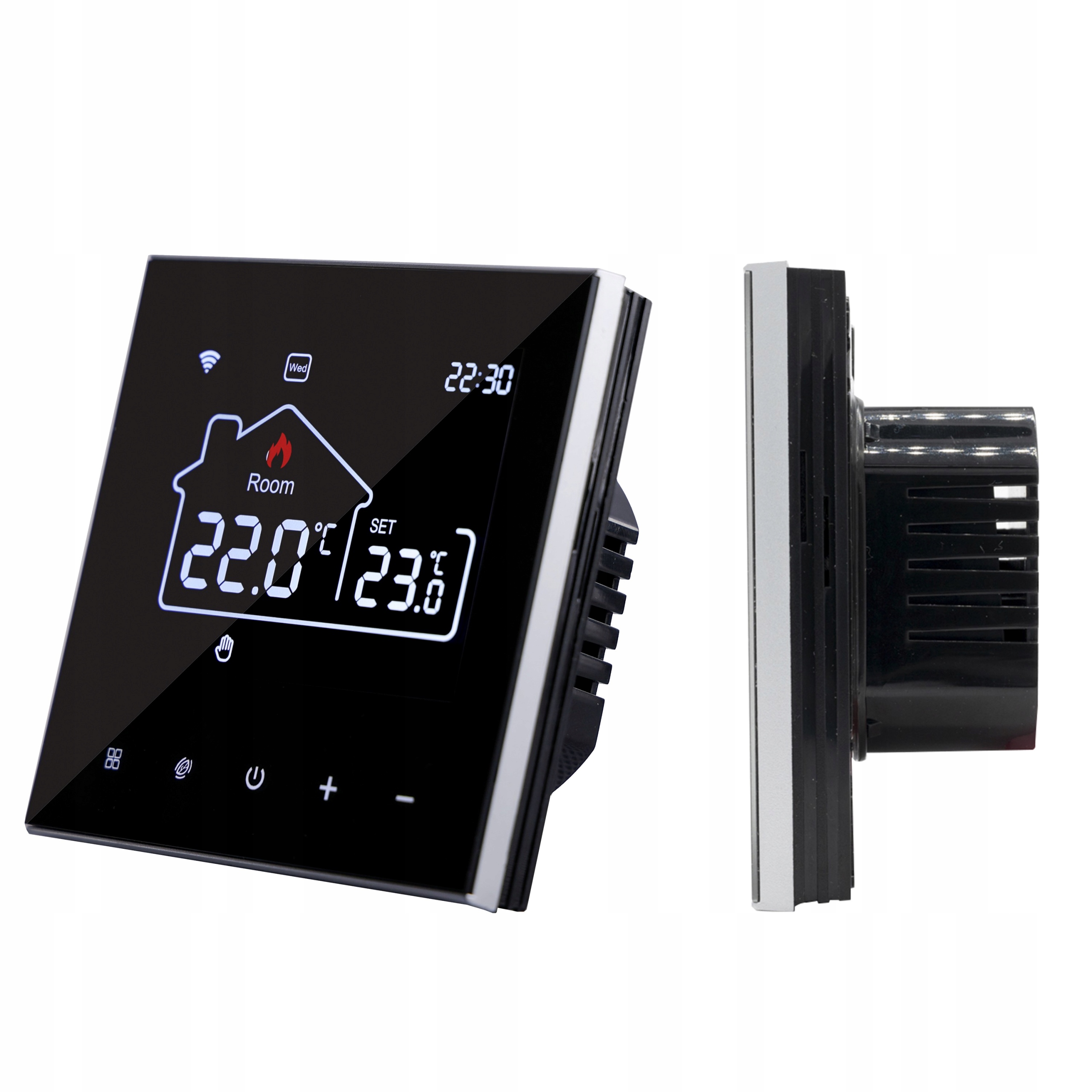 Digitálny WIFI LCD termostat pre vodné podlahové kúrenie/bojler 2v1