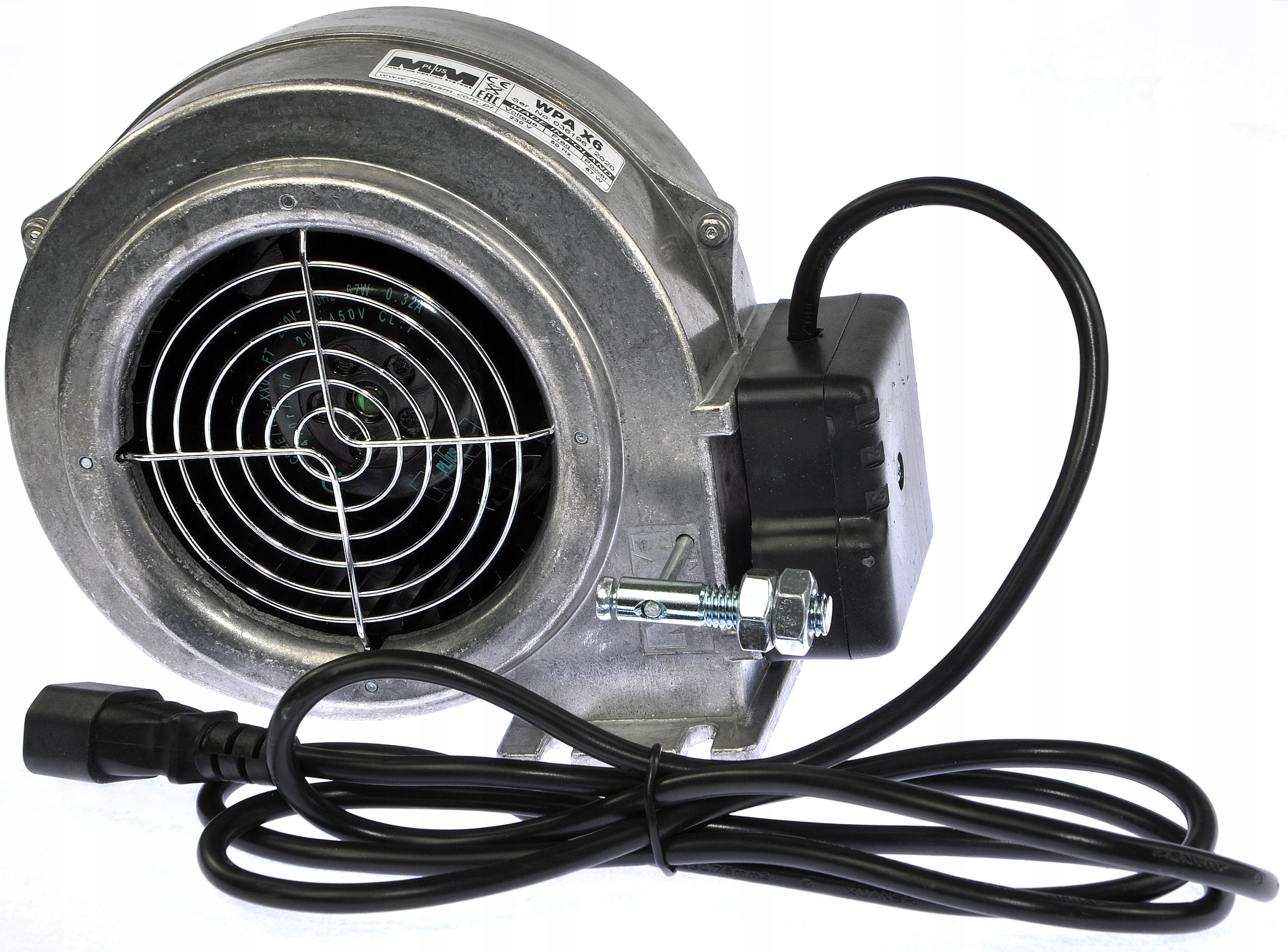Dúchadlo, ventilátor pre kotol pece s podávačom