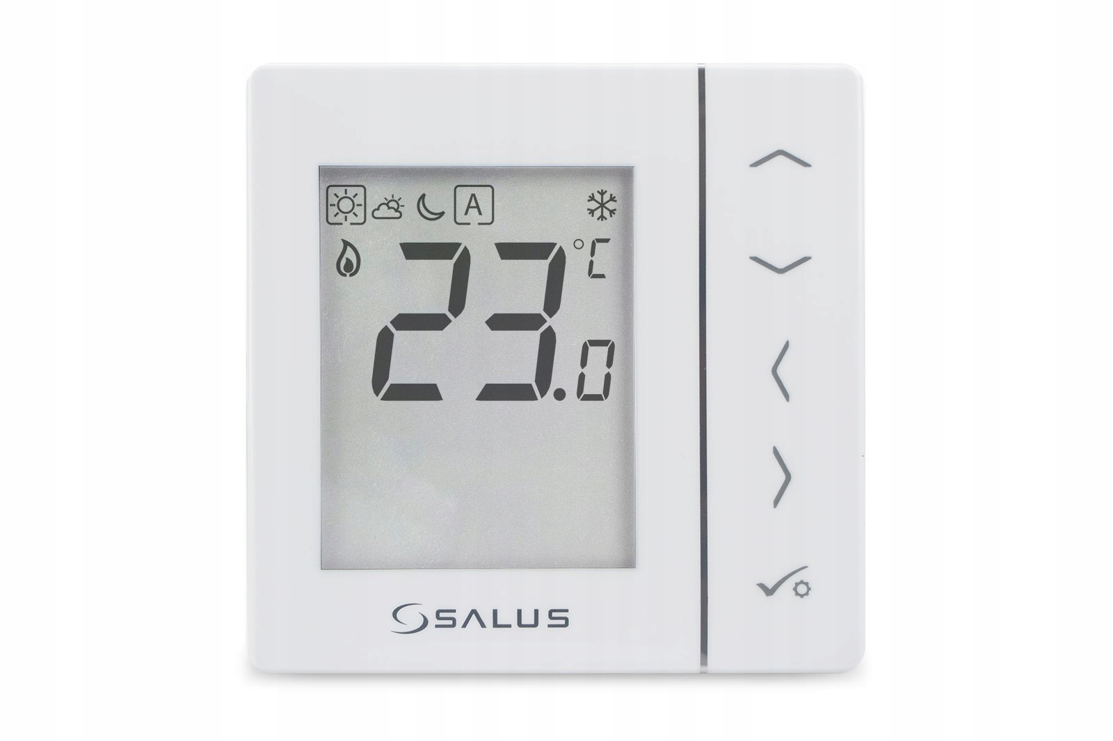 Denný regulátor teploty Salus VS35W biely