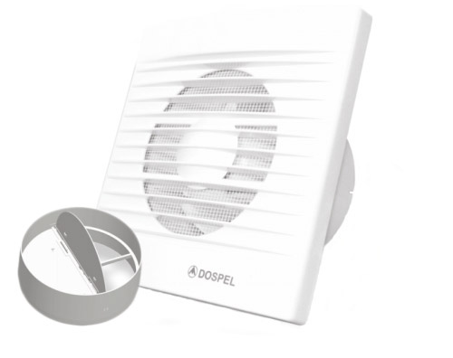 Ventilátor – Dospel kúpeľňový ventilátor Style 100 S + P Standard
