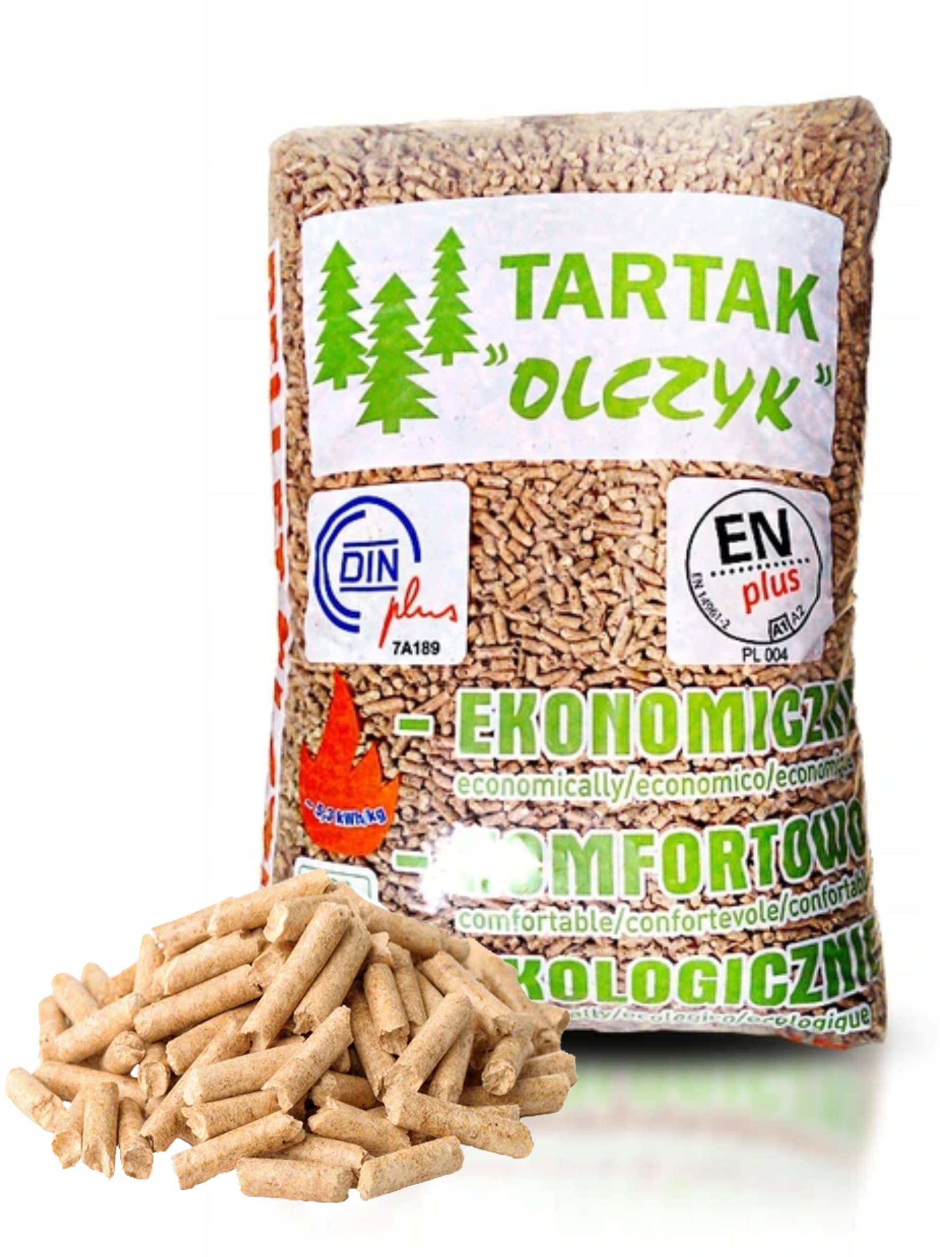 Olczyk Pellet Drevené pelety Palivo 15 kg