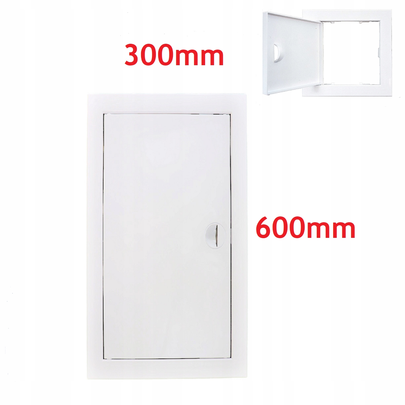 Revízne dvierka – Revízne dvere PLASTOVÉ 300 × 600 ABS 30 × 60