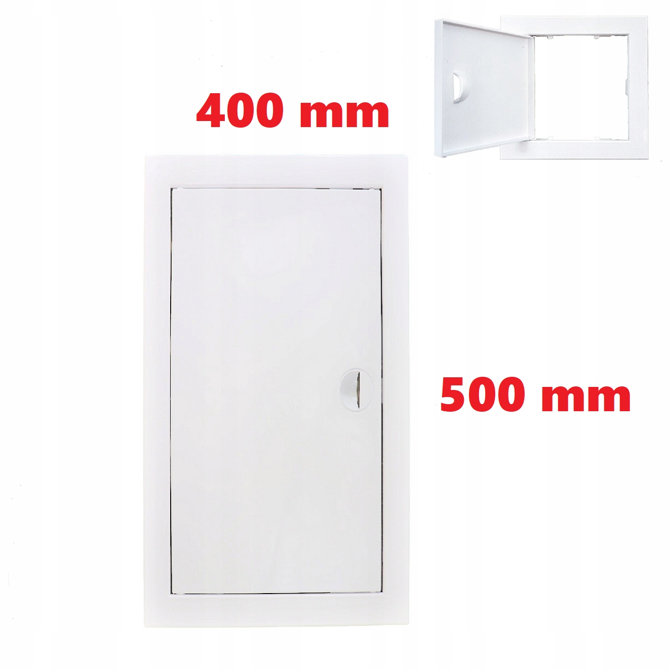 Revízne dvierka – PLASTOVÉ revízne dvere 400 × 500 ABS 40 × 50