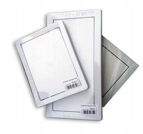 Plastové kontrolné dvere z ABS 400 × 500 biele