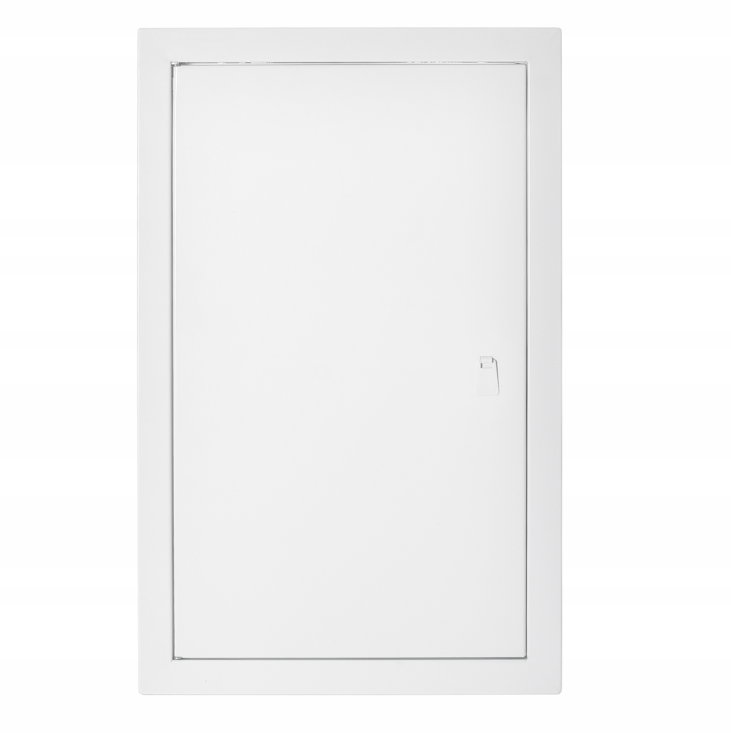Revízne dvierka - Revízne dvierka 80x90 biela kovová kľučka
