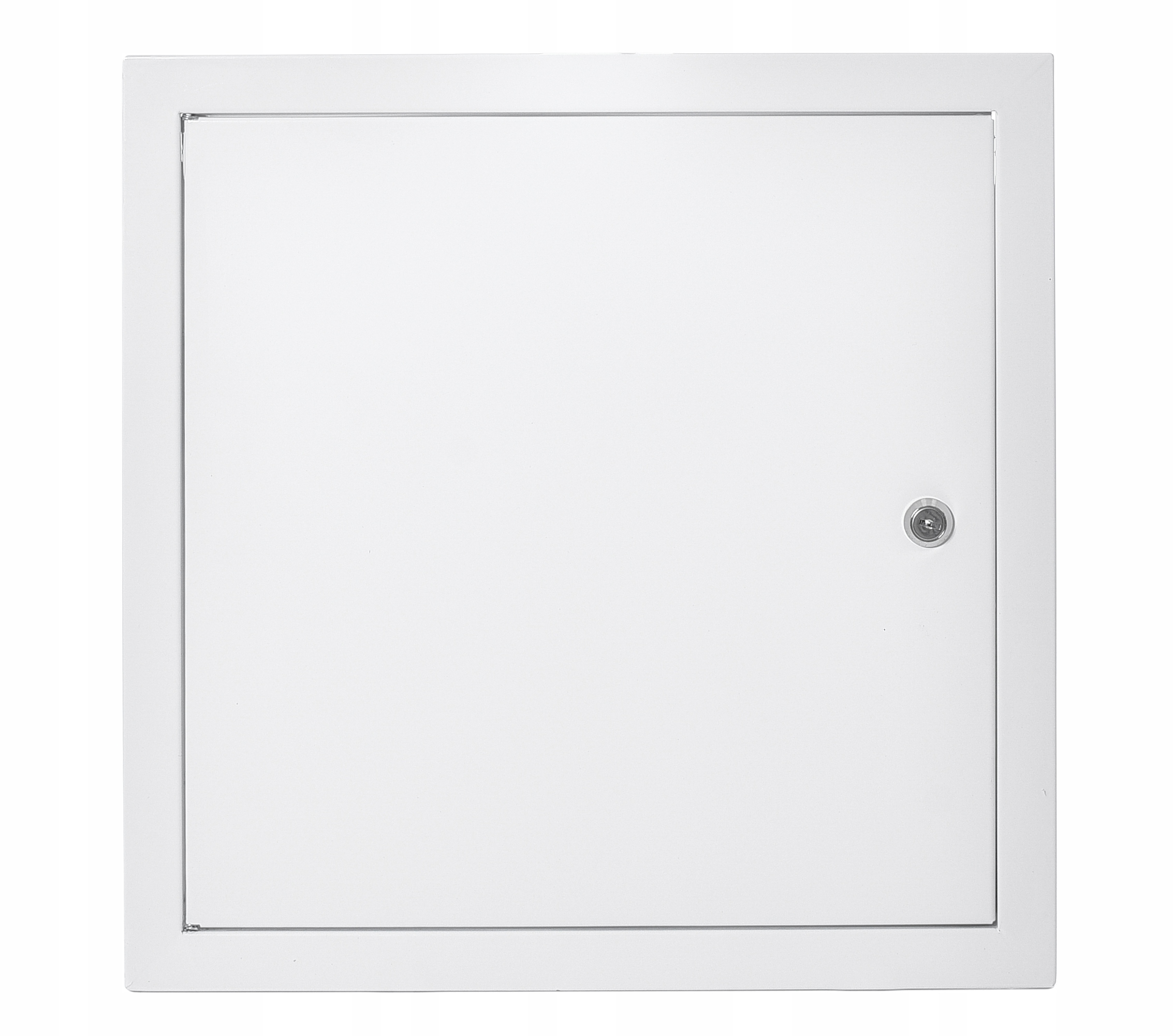 Revízne dvierka - Revízne dvierka 90x90 biely kovový zámok