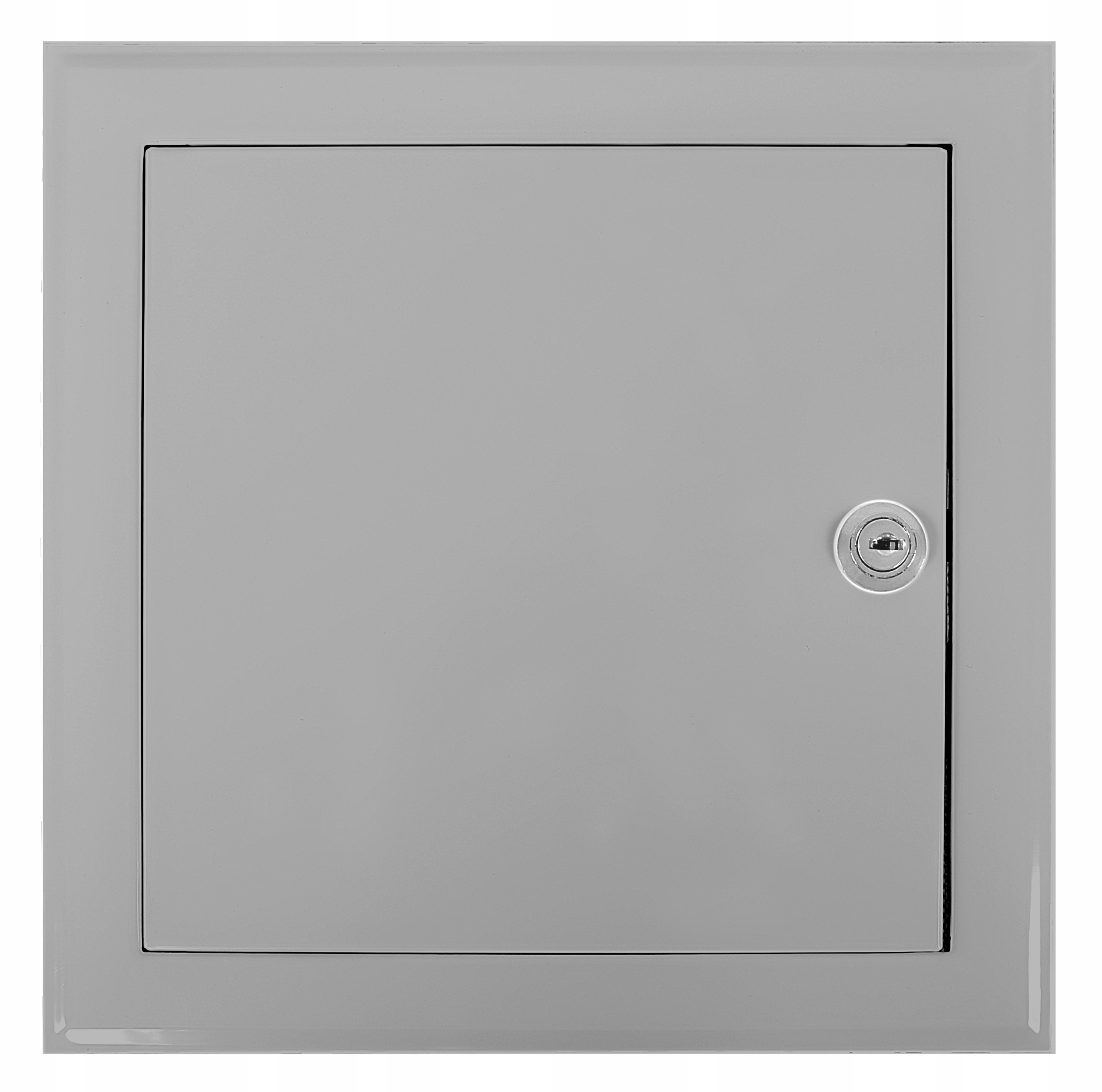 Kovové revízne dvere 30 × 30 sivý zámok