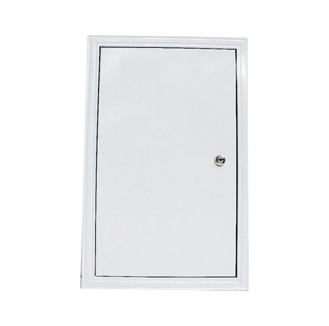 Revízne dvierka – Kovové revízne dvere zámok / kľučka 40 × 90 cm