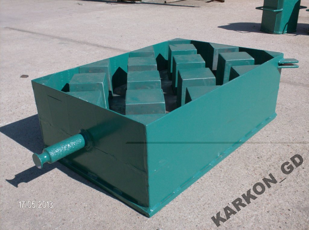 Oceľová forma na zatrávňovaciu tvárnicu EKO AŻUR – 60 × 40 × 10 cm