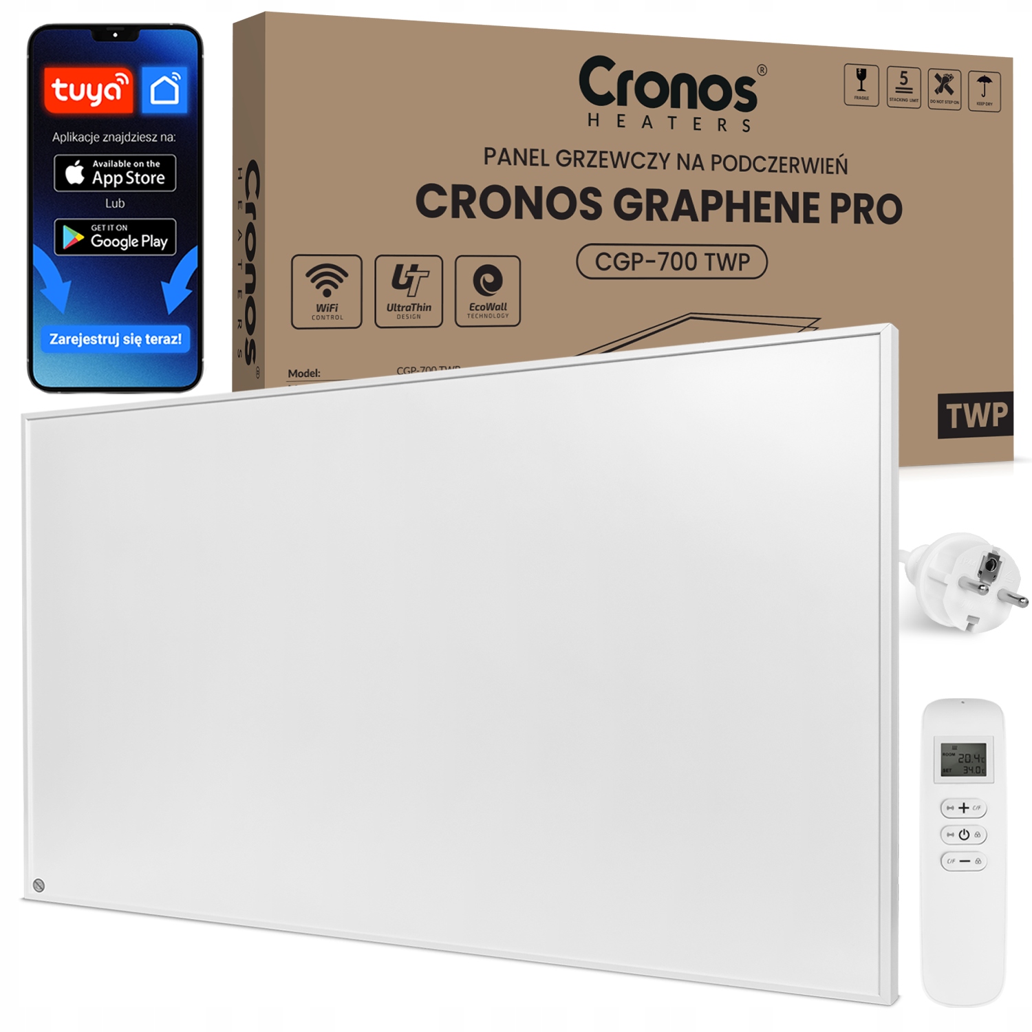 INFRAČERVENÝ OHRIEVAČ GRAFEN PRO 700W