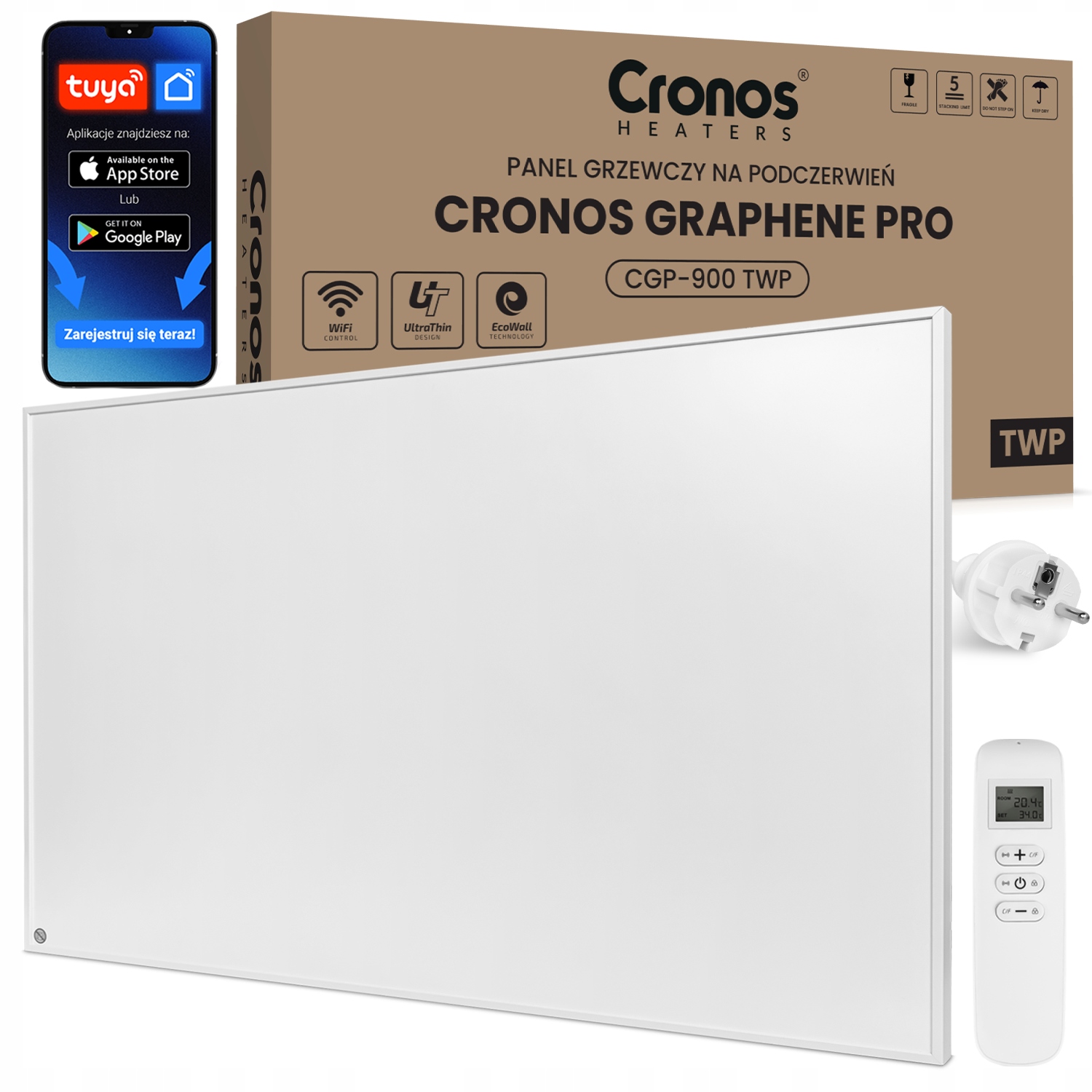 INFRAČERVENÝ OHRIEVAČ GRAFEN PRO 900W