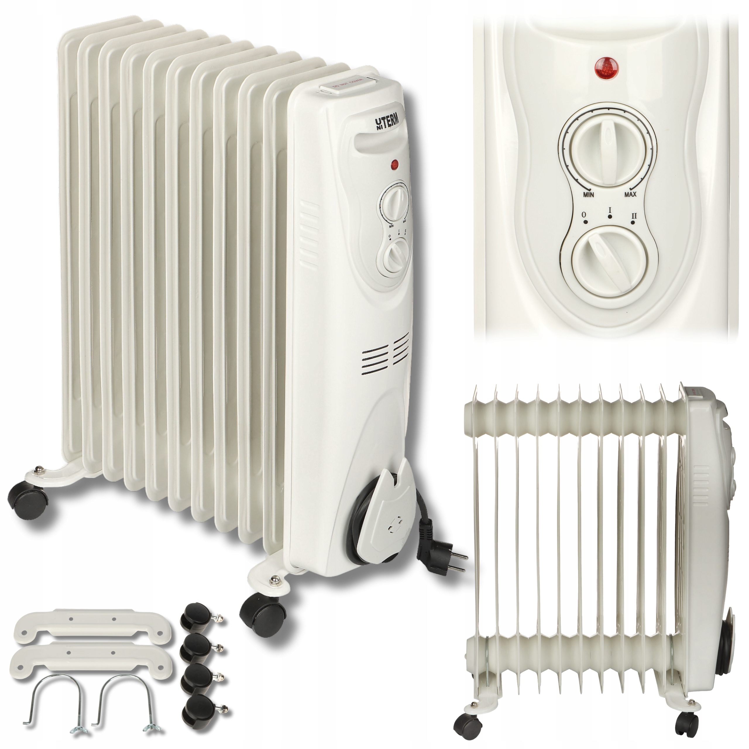 Delta 2500 W biely olejový radiátor
