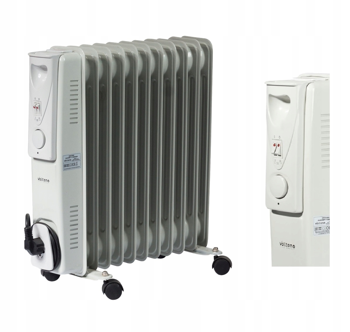 Olejový radiátor Volteno 2500 W, béžový