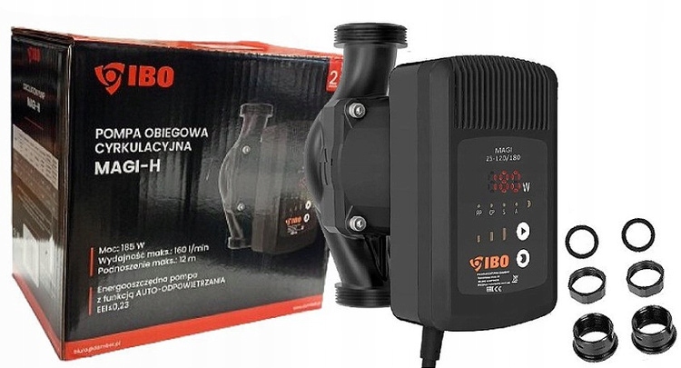 Elektronické obehové čerpadlo ústredného kúrenia MAGI H 25-120/180