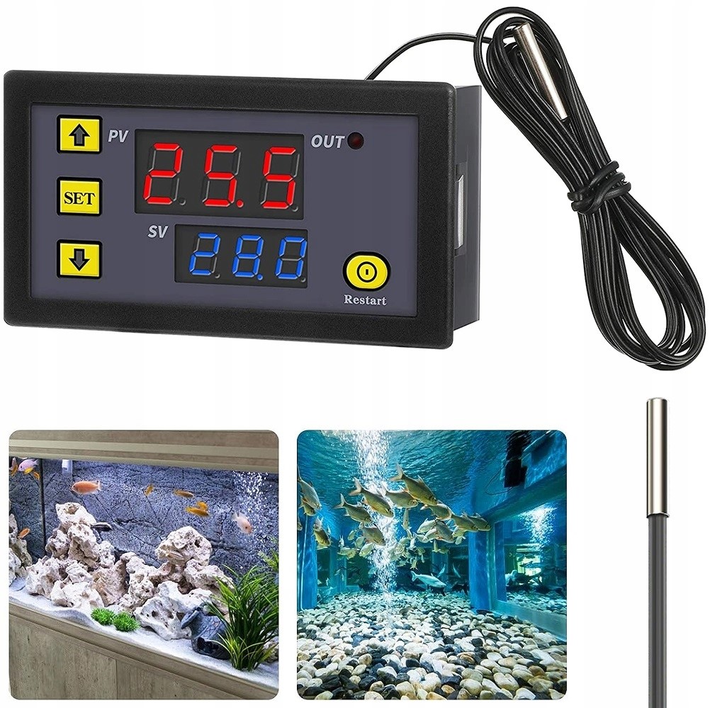 REGULÁTOR TEPLOTY ELEKTRONICKÝ TERMOSTAT 12V