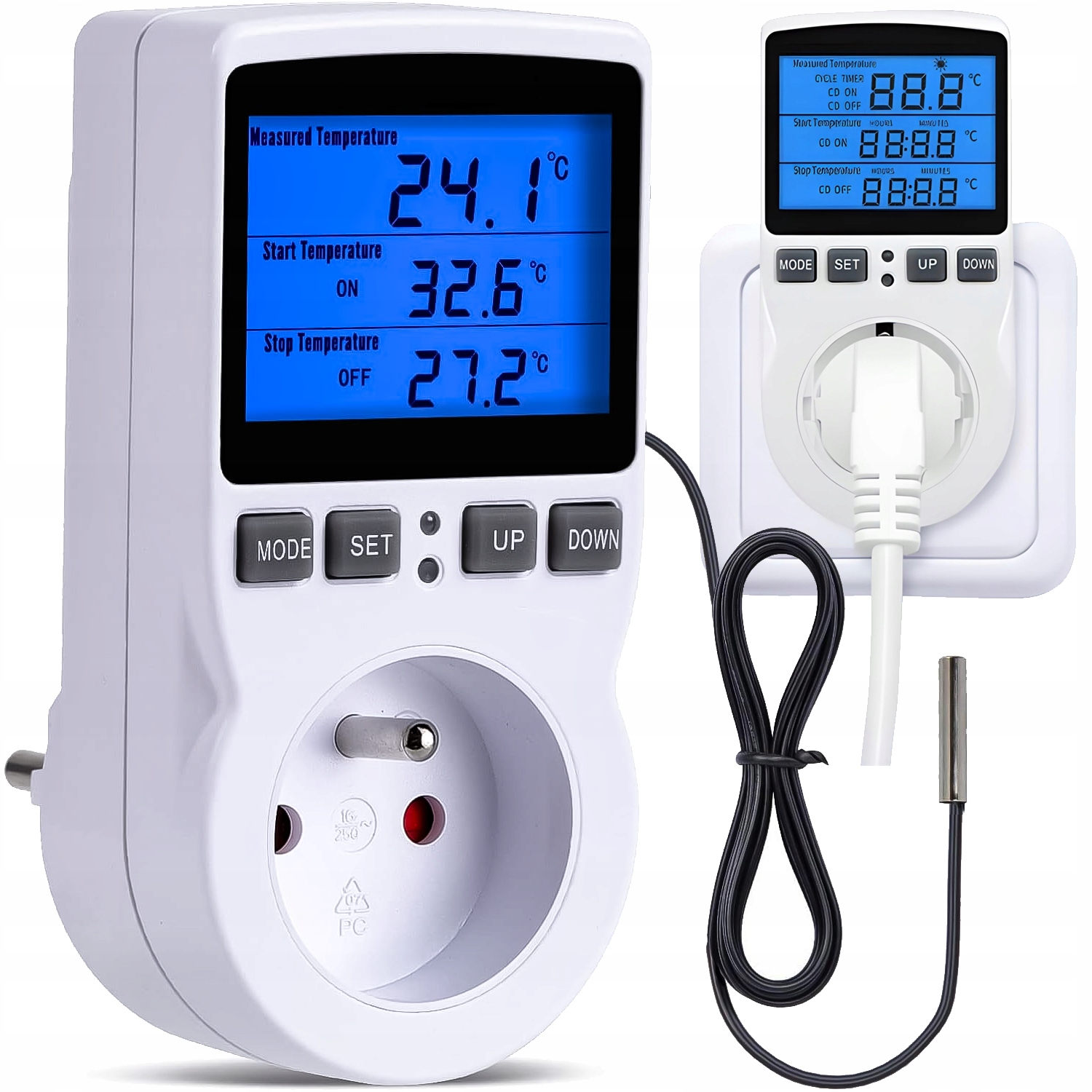 PROFIHOT elektronický termostat biely 3680 W 230 V