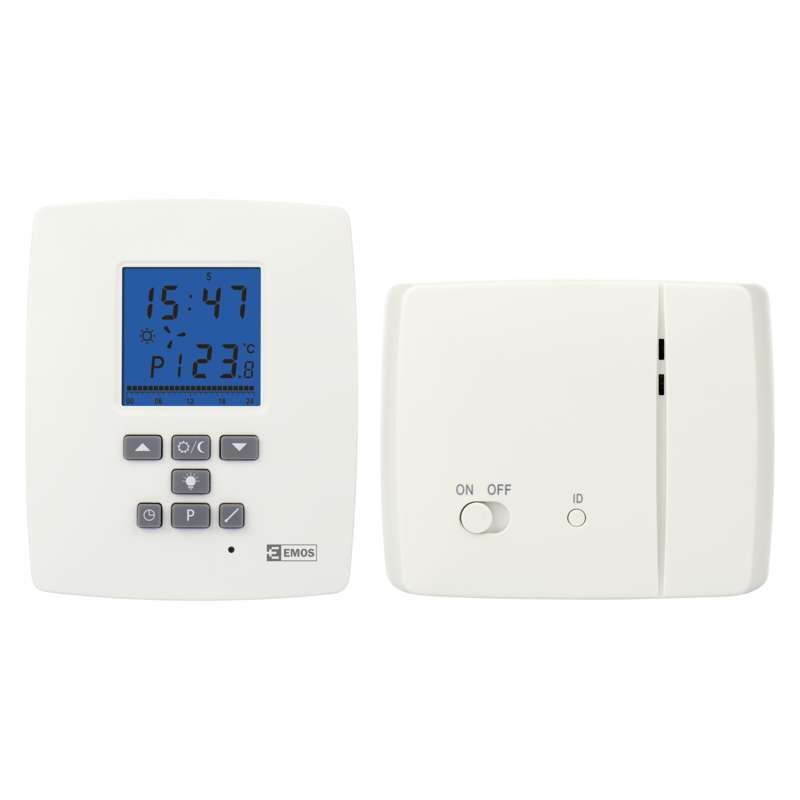 BEZDRÁTOVÝ BEZDRÁTOVÝ TERMOSTATOVÝ PROGRAM EMOS 7-30 ° C P5611N