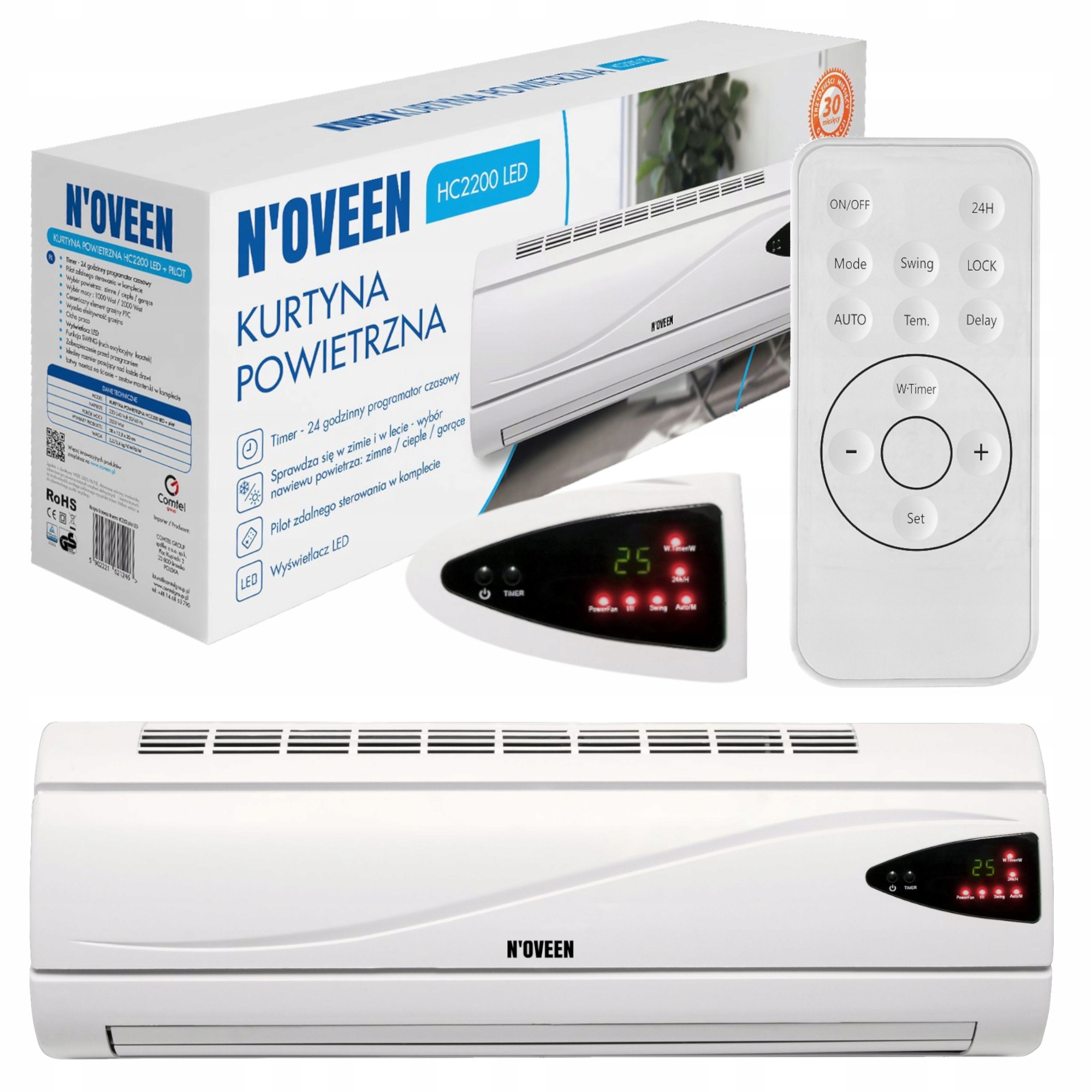 Vzduchová clona HC2200 LED