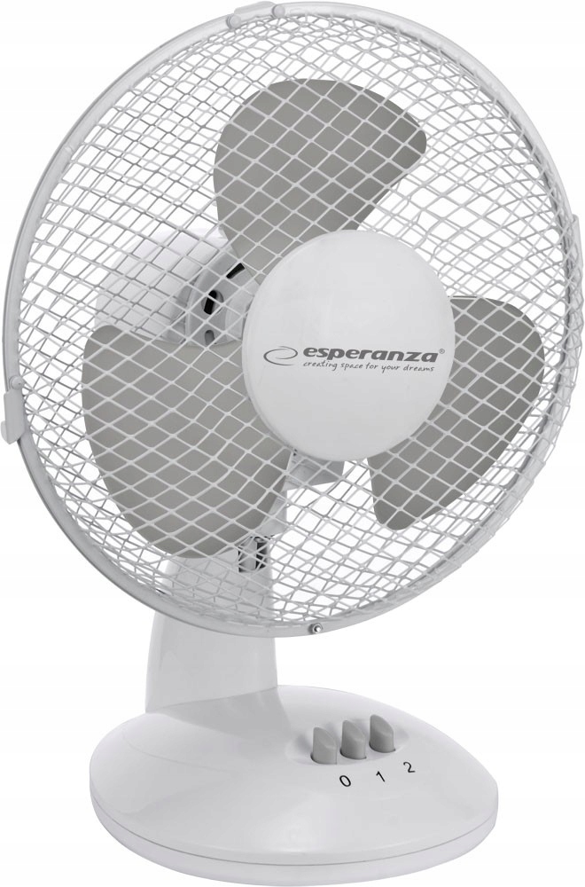 Ventilátor - ESPERANZA STOLNÝ VENTILÁTOR ZEPHYR BIELY / ŠEDÝ
