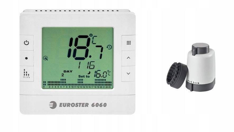 REGULÁTOR TEPLOTY EUROSTER 6060 + POHON