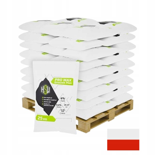 Vreckové uhlie ekohrášok 28-26 MJ HSW COAL – PRO MAX 1000 kg