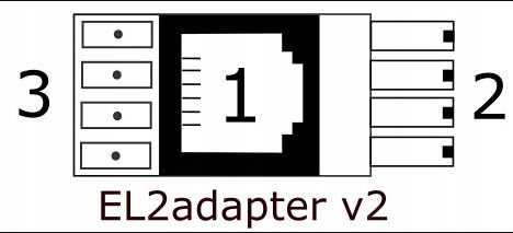 Adaptér El2 V2 ecoMAX ecoNET ecoLINK2 PLUM