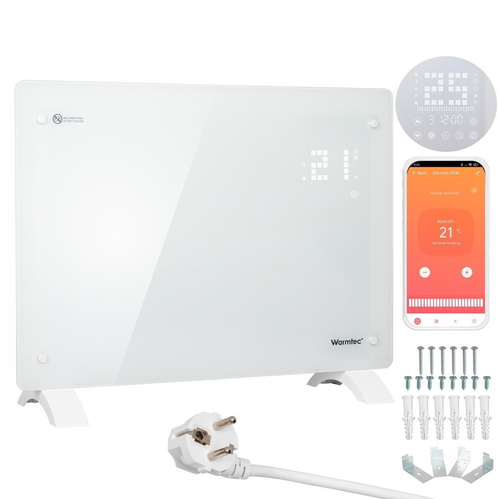 Biely konvektor Warmtec 1500 W