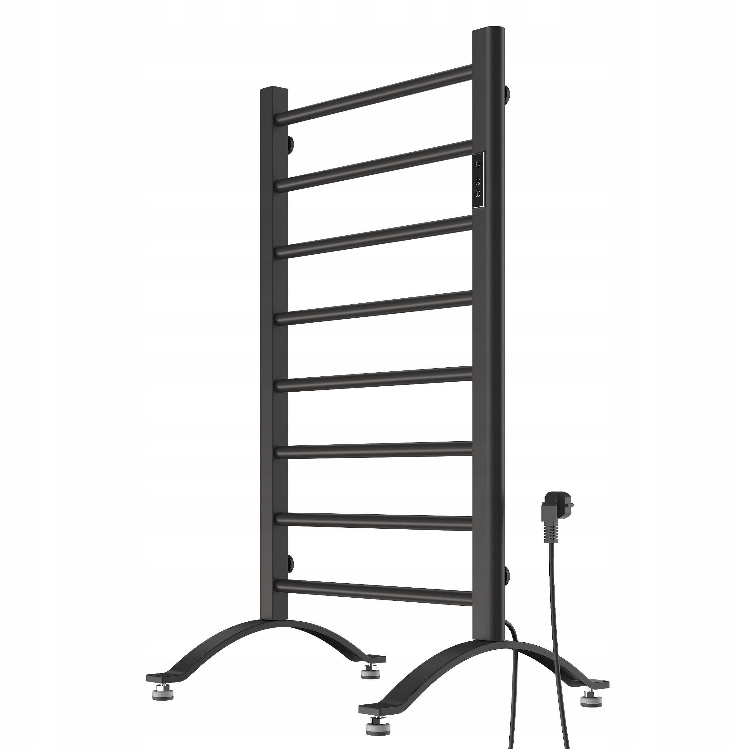 Elektrický kúpeľňový radiátor 200W 500 x 800 mm ČIERNA