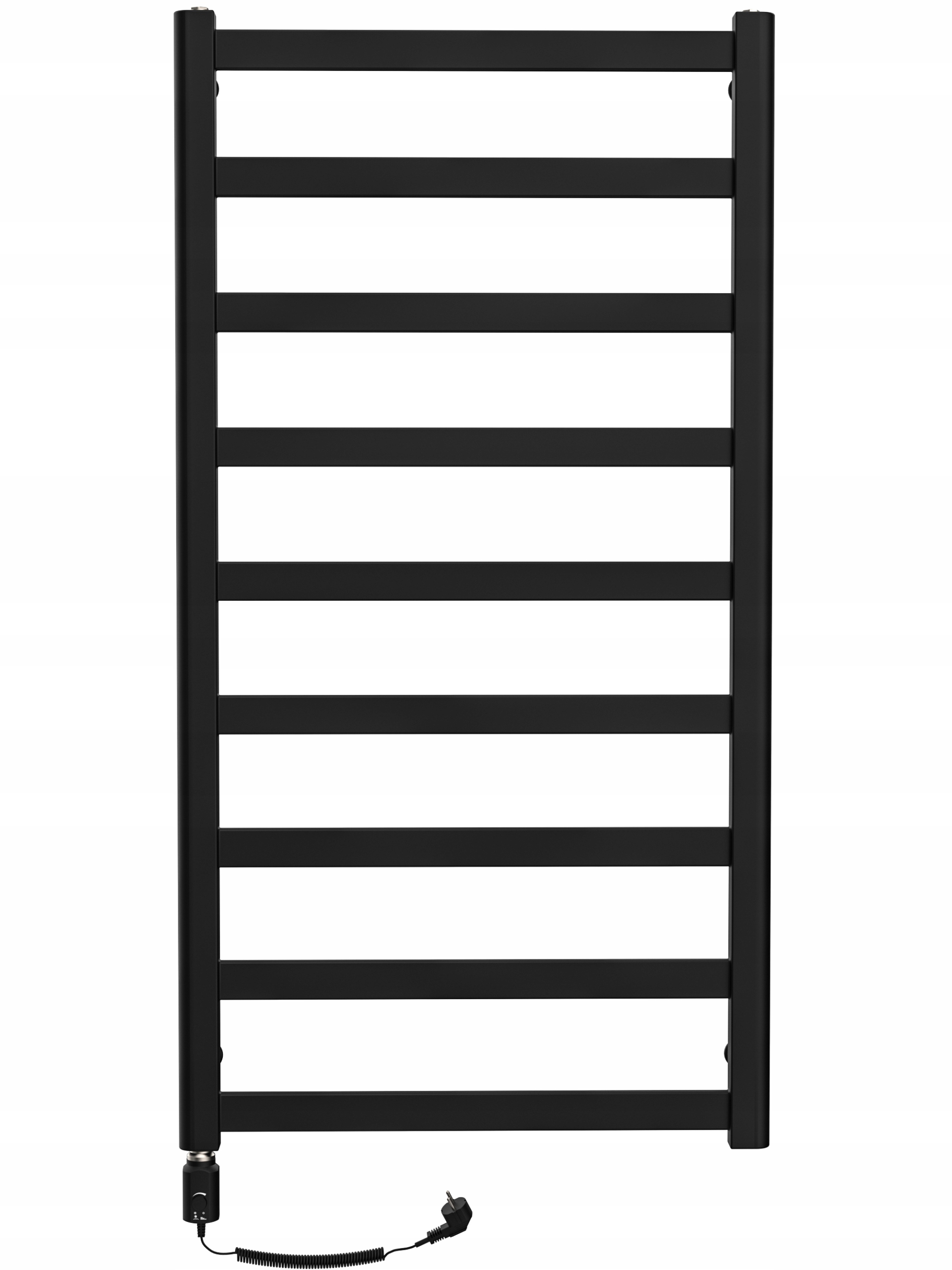 JKTERM elektrický kúpeľňový radiátor 600 W 530 × 900 mm čierny