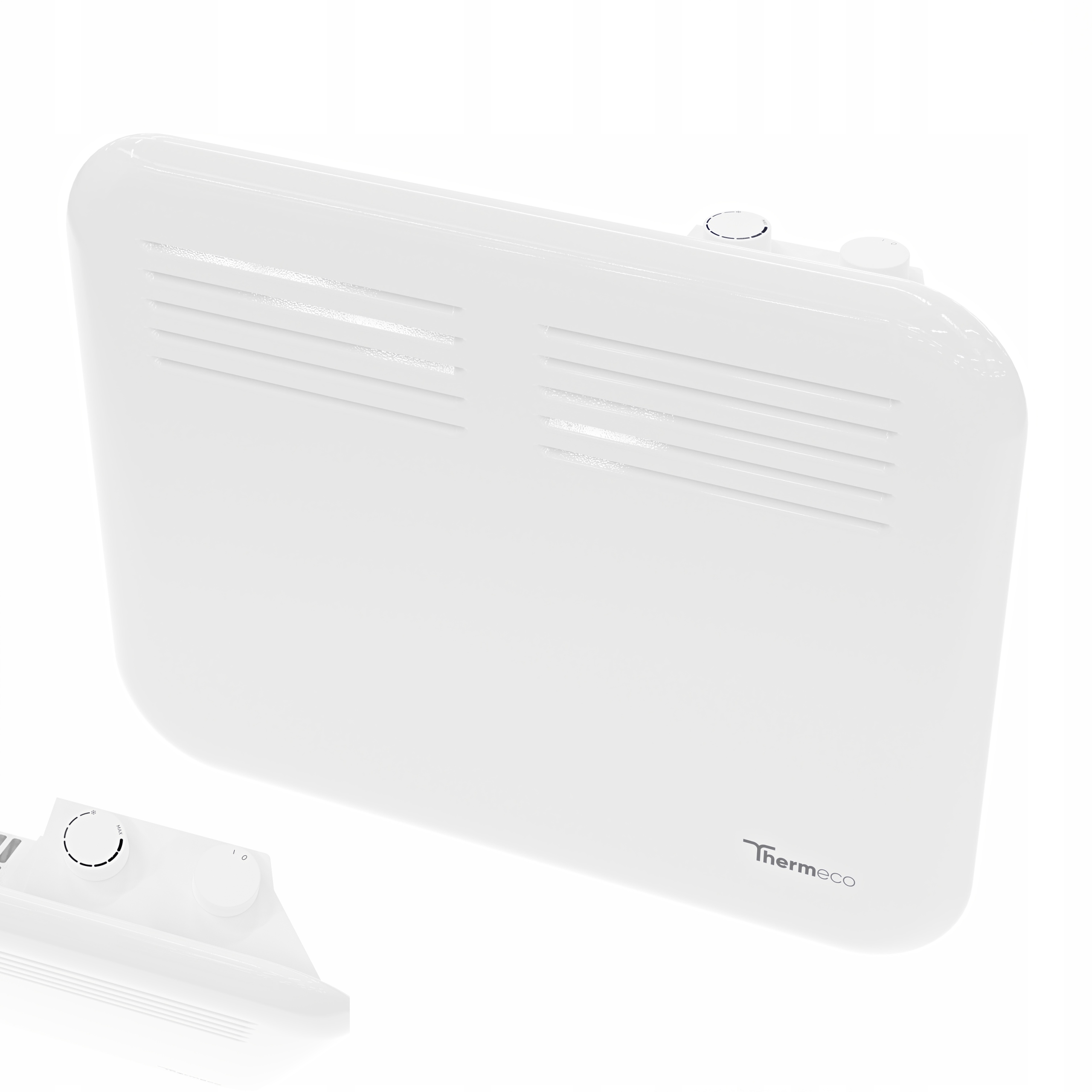 Nástenný elektrický konvektorový ohrievač 500 W biely Thermeco Mono