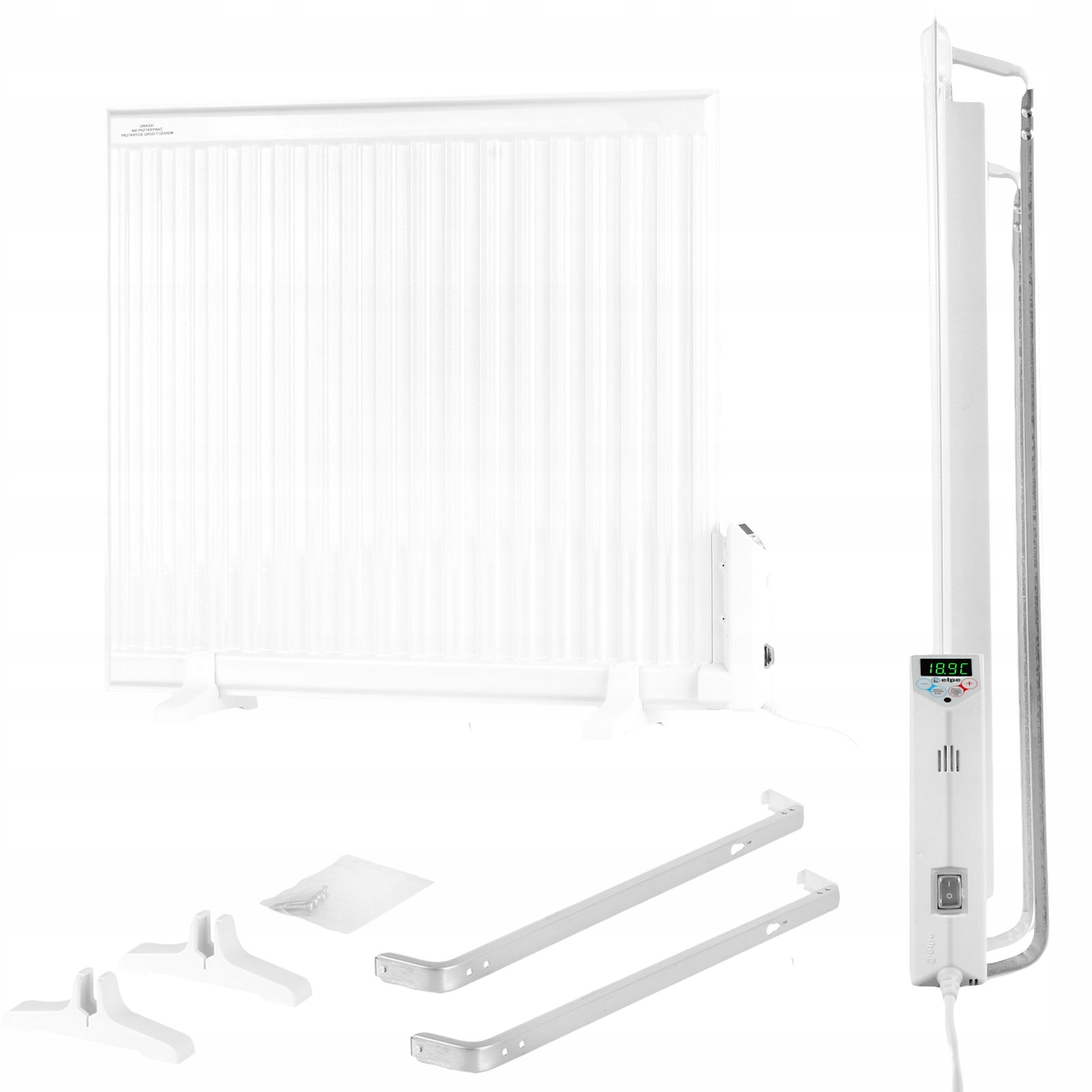 Elpe 1500 W biely olejový radiátor