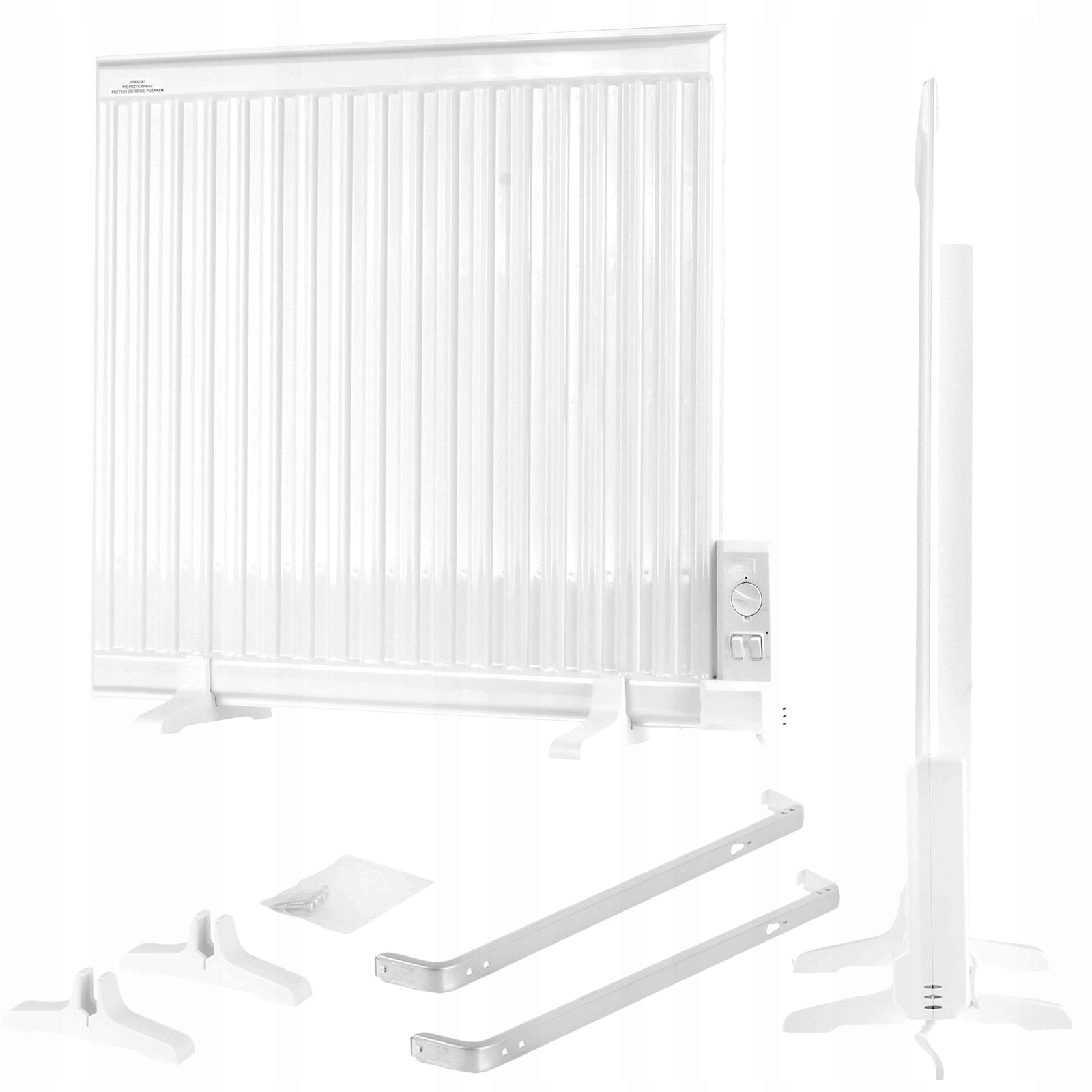 Elektrický olejový radiátor 1500 W PL ELPE panel 780x660 biely