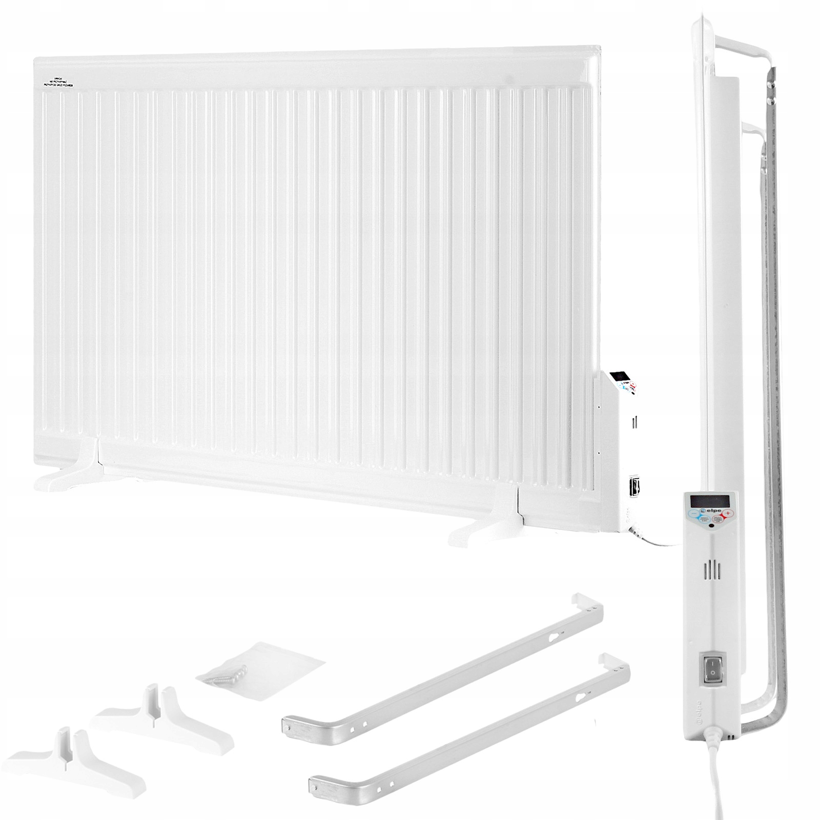Elektrický ohrievač oleja 2000 W LCD ELPE panel 60x114cm biely