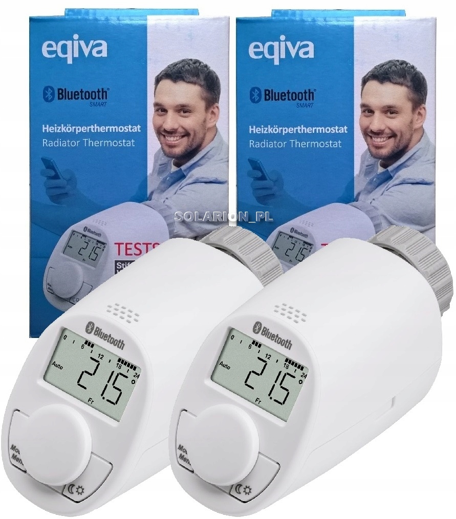 Elektronická termostatická hlavica. eQ3 Bluetooth x2