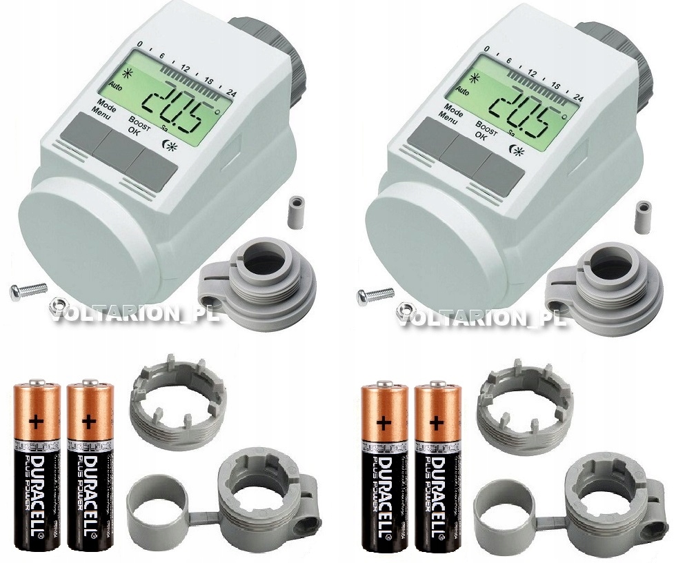 Elektronická termostatická hlavica eQ-3- L- 2 ks