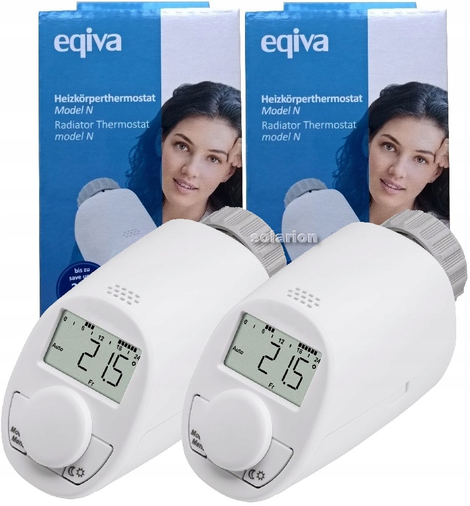 Elektronická termostatická hlavica eQ-3 N 2 ks.
