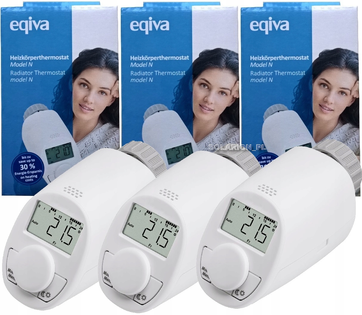 Elektronická termostatická hlavica eQ-3- N 3 ks.