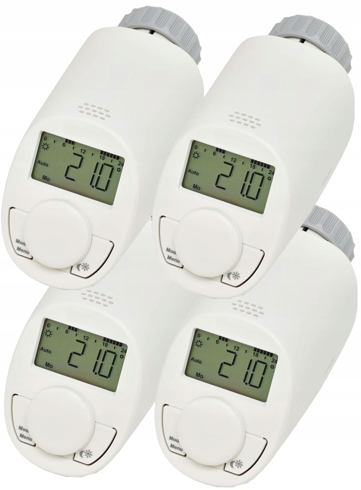 Elektronická termostatická hlavica eQ-3 N X 4PCS