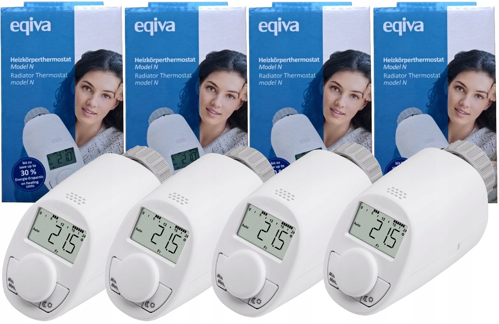 Elektronická termostatická hlavica eQ-3 N x 4 ks