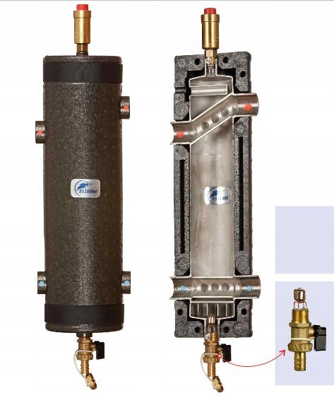Hydraulická spojka Elterm SHE-CDI INOX 90 kW