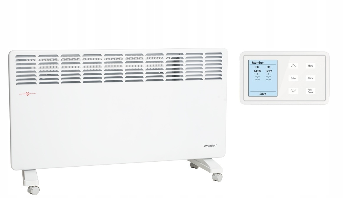 Energeticky úsporný konvektorový ohrievač Warmtec 2kW