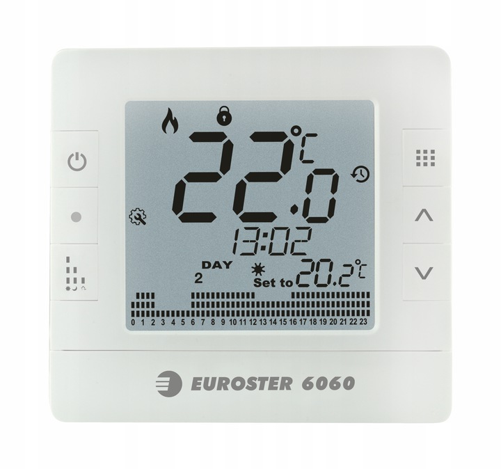 Programovateľný regulátor teploty Euroster 6060