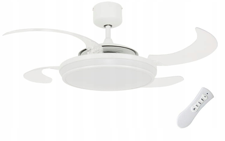 Ventilátor - FANAWAY EVO 1 LED BIELA 40W 2200 lm, stmievač