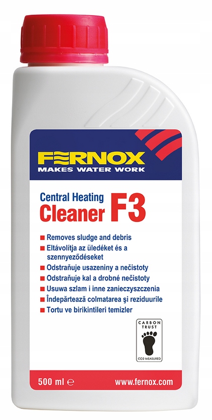 FERNOX F3 Cleaner 500ml na čistenie inštalácie