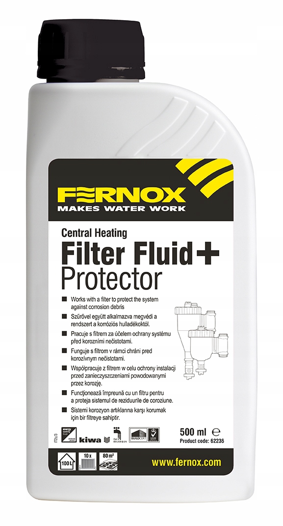FERNOX Filter Fluid + Protector inhibitor