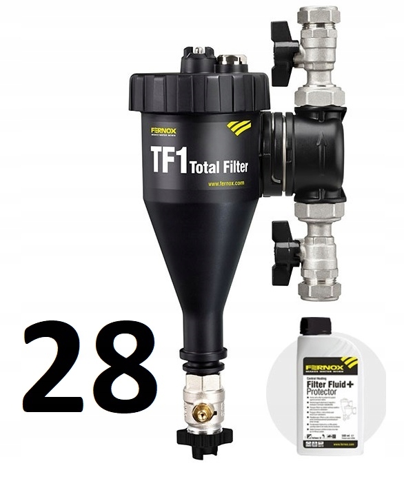 FERNOX TF1 CELKOVÝ magnetický filtračný ventil CU 28MM