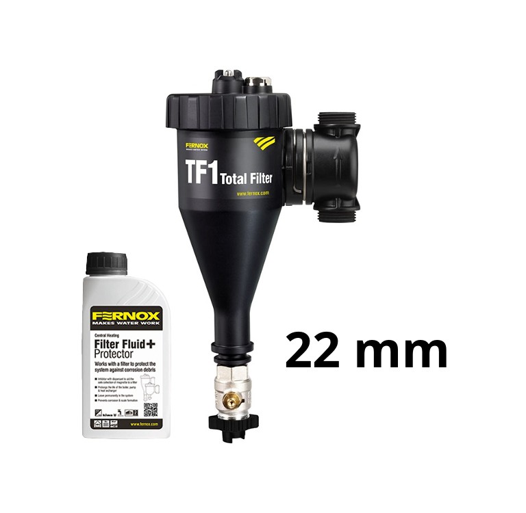 FERNOX- filter F1 CELKOM 22mm + Inhibitor F1 0,5l
