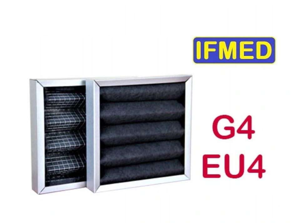 Kazetový filter uhlíkového uhlia bartosz-vena 275 × 275 × 50 mm