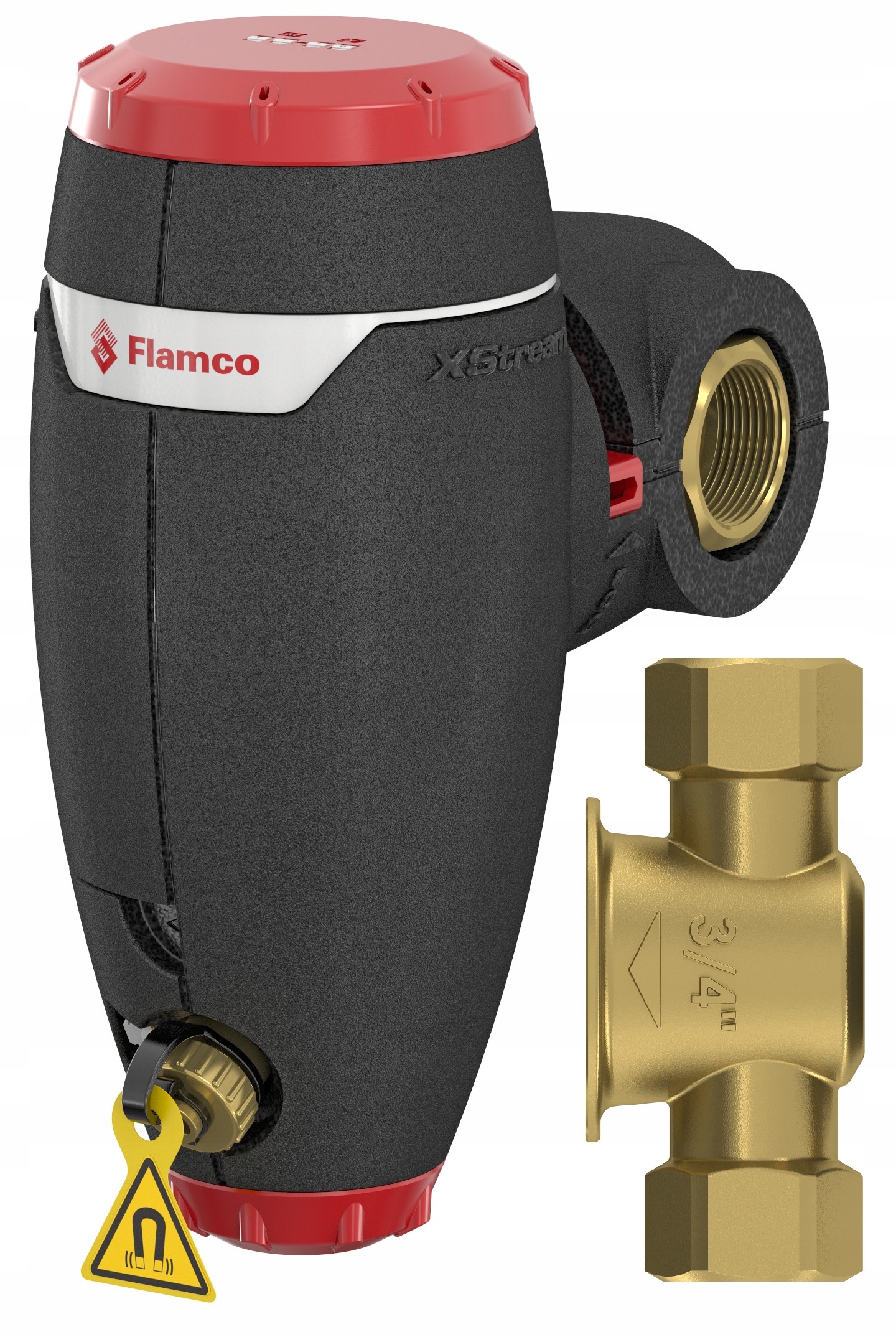 Flamco xstream čistý separátor 3/4 znečisťujúcich látok