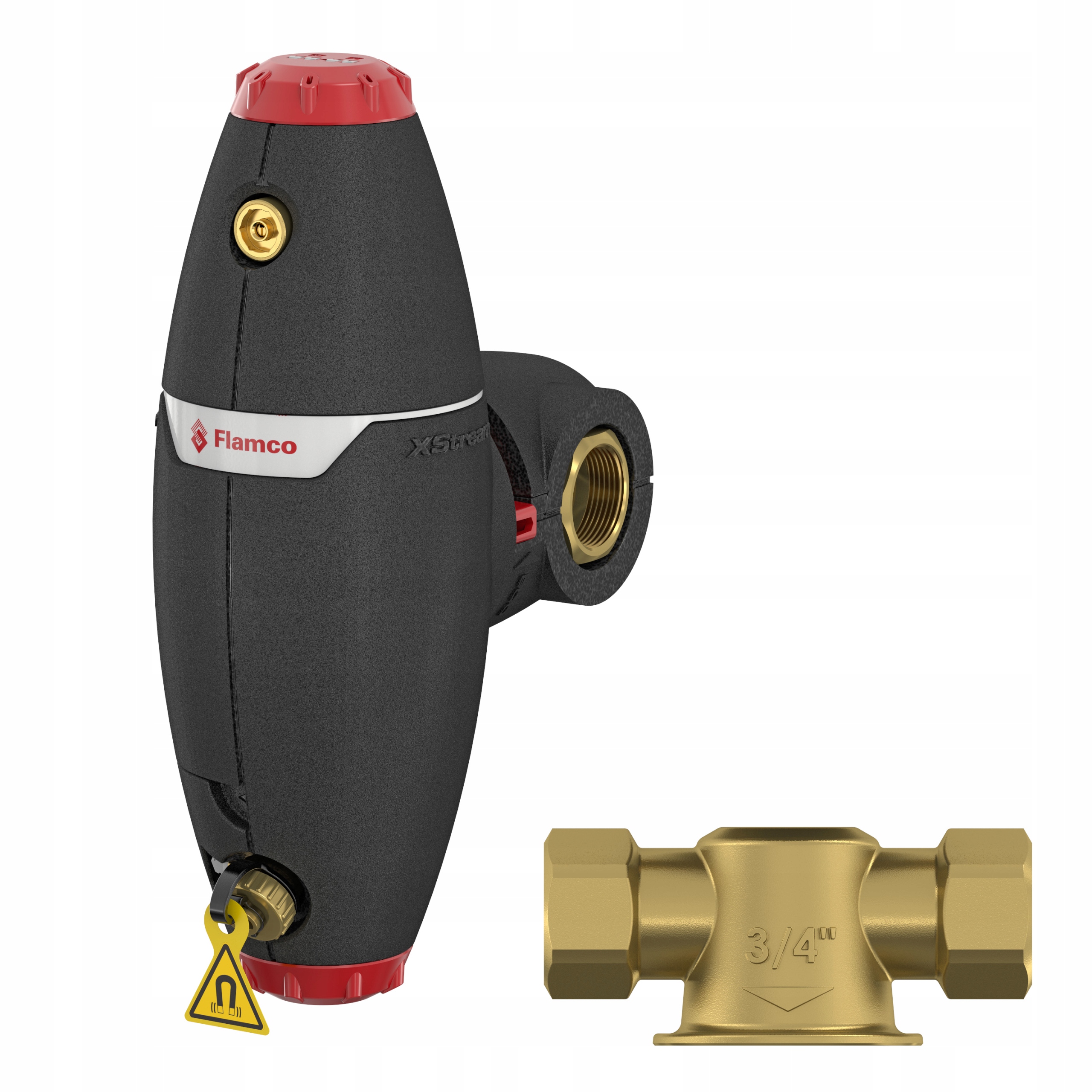 FLAMCO XSTREAM VENT-CLEAN 3/4 UNIVERZÁLNY ODDELOVAČ